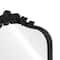 18" x 27" Ornate Arch Wall Mirror in Black Metal Frame by Ashland®